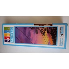 Asitan Südor Akrilik Boya 12 Renk x 20 ml