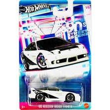 Asitan Hot Wheels 90 Lar Sokak Sahnesi Temalı Arabalar 96 Nıssan 180SX Type x JCB57