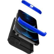 Asitan Apple iPhone 12 Mini Için Kılıf Double Dip 360 Protective Siyah [iphone 12 Mini ile Uyumlu Kılı