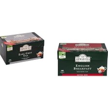 Asitan Earl Grey Demlik Poşet Çay 100'LÜ ve Ahmad Tea English Breakfast Demlik Poşet Çay (100'LÜ)
