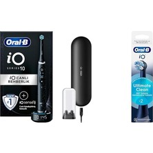 Asitan Oral-B Io Sense ile Io - 10 Siyah Elektrikli/şarjlı Diş Fırçası + Oral-B Io Ultimate Clean Siy