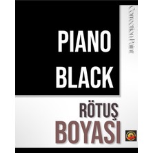 Asitan Flea Market Motorsiklet Parlak Siyah Rötuş Boyası, Pianoblackmotor