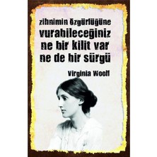 Asitan Kuşe Kağıt Duvar Posteri Ne Bir Kilit Var Ne De Bir Sürgü Retro Vintage DRTR0023