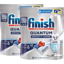 Asitan Quantum Infinity Shine 166 Kapsül Bulaşık Makinesi Deterjanı Tableti (2 x 83 Kapsül)
