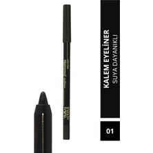 Asitan Suya Dayanıklı Göz Kalemi - Selective Waterproof Eyeliner Pencil - No: 01