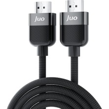 Asitan Juo 4K 60Hz 18GBPS Hdr Arc Hdcp Destekli HDMI 2.0 Örgülü Kablo 3 Metre