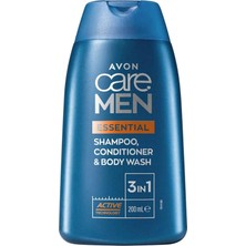 Asitan Care Men Essential 3'ü 1 Arada Sampuan, Bakım Kremi ve Duş Jeli 200 ml