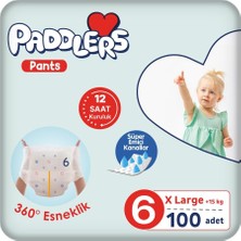 Asitan Külot Bebek Bezi 6 Numara X-Large 100 Adet (15+Kg) Ekstra Aylık Paket