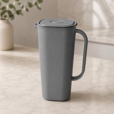 Asitan 1700 ml Sürahi, Sızdırmaz Kapaklı Bpa Içermez Buzdolabı Kapısına Uygun Ergonomik Saplı So�