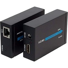 Asitan HDMI Görüntü Aktarma, HDMI To Cat5/cat6, 60 Metre, Adaptörlü, Extender