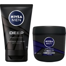 Asitan Men Deep Dimension Yüz ve Sakal Temizleme Jeli, 100 Ml, Aktif Karbon Içeriği ile Cildi Arındır