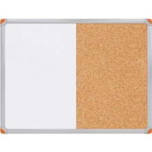 Asitan Cengo Çift Fonksiyonlu Alüminyum Çerçeve Mantar Pano ve Yazı Tahtası 30X45 cm