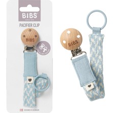 Asitan Paci Braid Emzik Askısı-Baby Blue/ıvory | Emzik Zinciri Tutucu | Tüm Bibs Emzikleri Için Uygundu