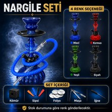 Puffstore Küçük Boy Nargile Takımı - Tüm Set Masa Üstü Nargile Takımı - Mini Nargile Seti