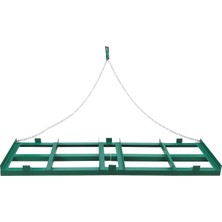 Asitan 48 Çim Tesviye Tırmığı ve Sürüş Yolu Sürükle Tırmığı - 4ft Güçlendirilmiş Zincirli