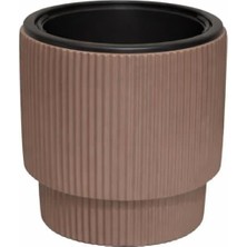 Asitan Vega Model Büyük Dekoratif Modern Saksı ve Vazo 20 Lt (31,5 cm x 32 Cm) Hazneli
