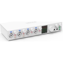 Asitan Professional E4X4 Pre | White Yüksek Kalite Usb-C Ses Kartı: 4-Giriş/4-Çıkış 24BIT/192KHZ, 8.