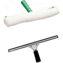 Asitan Camsil Silme Aparatı Çekçek Metal 45CM+MIKROFIBER Peluş ve Aparatı 45CM Temizlik Seti