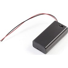 Asitan 2'li Aa Pil Yuvası (Kapaklı ve Switchli) - Pil Yatağı