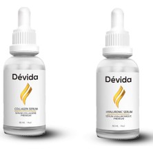 Asitan Kolajen + Nemlendirici Serum 2 Li Set Kırışıklık Alın Çizgisi Göz Çevresi