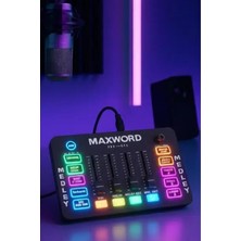 Asitan Medley Gaming Canlı Yayın Stüdyo Kayıt Rgb Ses Kartı Dj Mixer, Telefon Pc Uyumlu