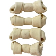 Asitan Sütlü Düğüm Köpek Ödül Çiğneme Kemiği 14-15CM 4lü Paket