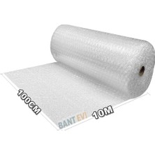 Asitan Bant Evi Balonlu Naylon Patpat 100CM Genişlikte Rulo Havalı Eşya Koruma Ambalaj Pat Pat (100CM x