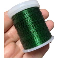 Asitan Bakır Çiçek Teli 0,30 mm - Takı Teli - Hobi Teli - 1 Makara - (Ort 50 Metre) 030TEL Haki