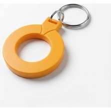 Asitan 13.56MHZ Rfıd Halka Tip Tag Sarı Nfc Uıd Kimlik No Değiştirilebilir Etiket Anahtarlık Manyetik
