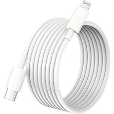 Asitan 6A 100W Type-C To Lightning Hızlı Data ve Şarj Kablosu 3 Metre Beyaz SX31