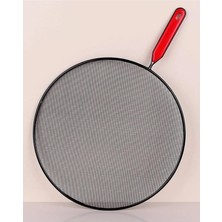 Asitan Yağ Sıçratmaz Saplı Tel Kapak 30 Cm, Pratik ve Kullanışlı Mutfak Aksesuarı, 2302SVG00006