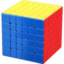 Asitan Xmdcuber Moyu Meilong 6 M Speed Cube 6 x 6 Manyetik Çıkartmasız, Meilong 6 M V2 Speed Cube 6X6X6