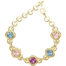 Asitan Guess Kadın Bileklik Kristal Detaylı Dairesel Charm Renkli Tek Ebat