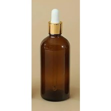 Asitan Wellline 100 cc Cam Damlalıklı Amber Şişe [100 CC=100ML x 3 Adet] / Ecza Şişesi/dropper Şişe