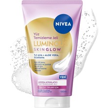 Asitan LUMINOUS630 Skin Glow Anında Aydınlatıcı Yüz Temizleme Jeli 150 Ml, Aha, Aloe Vera, Pürüzsüz