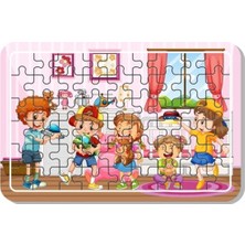 Asitan Lipyos Oyun Zamanı 54 Parça Ahşap Puzzle A41231
