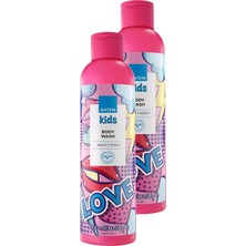 Asitan Avon Kids Love Çocuklar Için Meyve Kokulu Vücut Şampuanı 200 Ml. Ikili Set