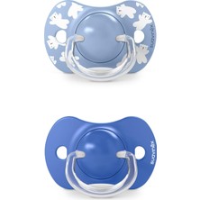 Asitan Wild&free Silikon Emzik 2li 6-18 Ay Mavi