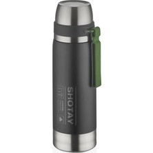 Asitan Çelik Termos 600ML Siyah