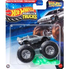 Asitan Hot Wheels FYJ44 Monster Trucks 1:64 Araba Back To The Future JDP80