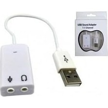 Asitan Kablolu USB Ses Kartı USB Sound Adapter 7.1 Channel