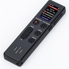 Asitan Taşınabilir Dijital Ekranlı 64GB Ses Kayıt Cihazı Mp3 Çalar 700 Saat Kayıt