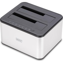 Asitan DA-71540-2 – Çift Sata HDD Yerleştirme Istasyonu – USB 3.0 – 2,5 Inç / 3,5 Inç SSD ve Sab
