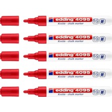 Asitan Sıvı Tebeşir Işaretleyici 4095 Kırmızı 2-3 mm 5'li Paket