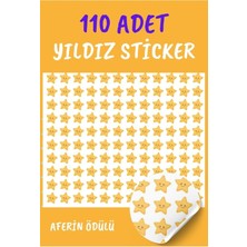 Asitan Ms Major Selection Öğretmenler Için Yıldız Etiket Star Sticker 1 Sayfa 110 Adet 1,2cm Ebat