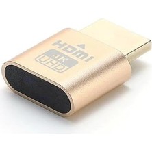 Asitan HDMI 4K UHD Dummy Plug Minning Bitcoin Sanal Monitör Ekran Kartı Emülatörü Maksimum Çözünür