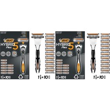 Asitan Flex 5 Hybrid Tıraş Bıçağı Seti 1 Gövde + 10 Yedek Başlık 5 Bıçaklı Erkek Tıraş Bıça