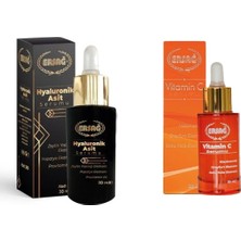 Asitan Hyaluronik Asit Serumu 30 ml + Vitamin C Serumu 30 ml