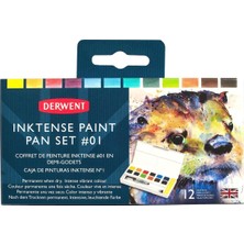 Asitan Inktense 12'li Tablet Suluboya Seti Palet No:1 - Paınt Pan Pocket Set #1
