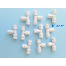 Veluda Su Arıtma Sistemleri Su Arıtma Cihazı 3 Tarafı Quick Dirsek 1/4'' T 10 Adet